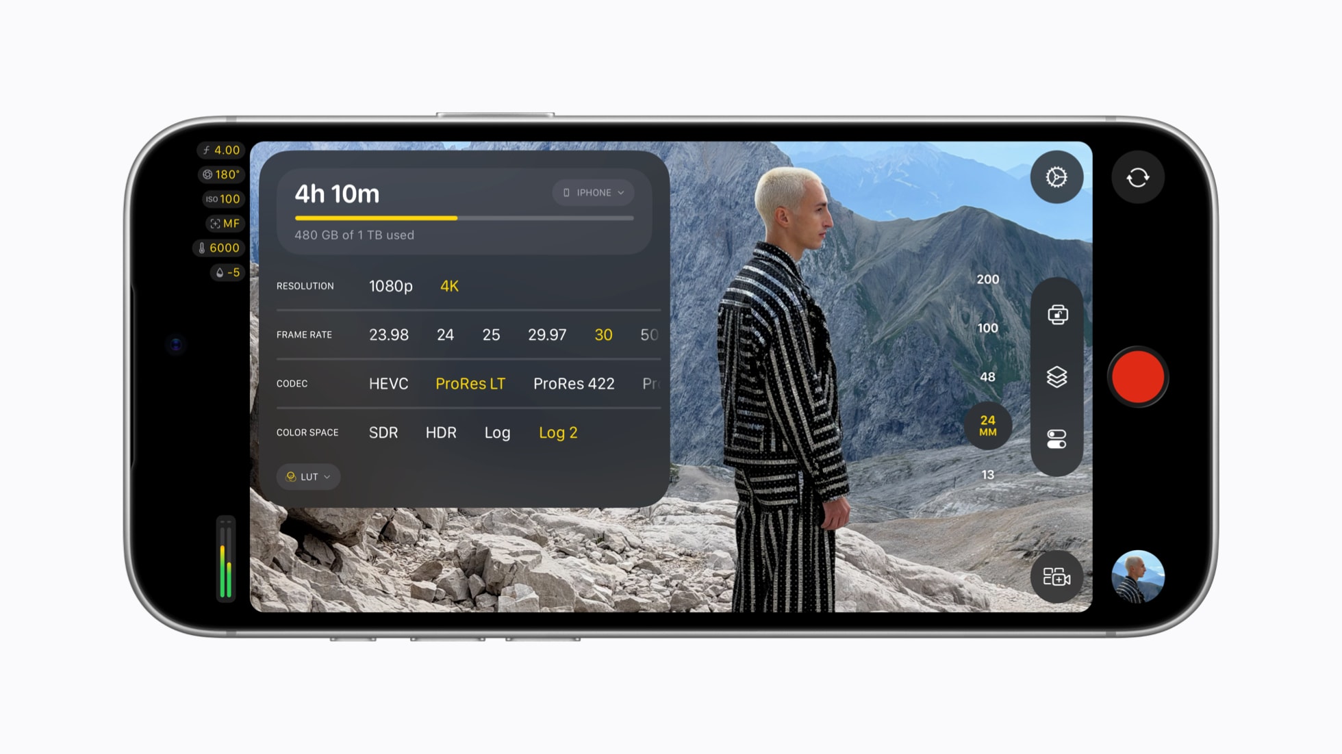 Creators can now accurately monitor their video using the RGB Parade — which displays the red, green, and blue colour channels to help check colour balance and exposure — and the histogram.