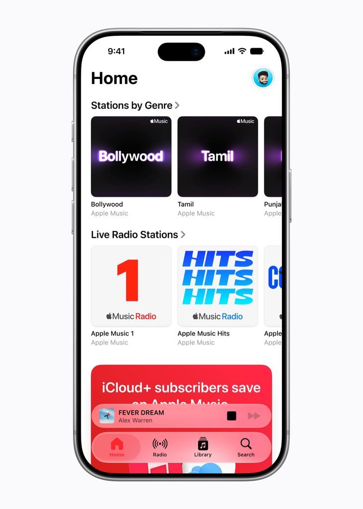 iCloud+ subscribers also get access to Apple Music Select, a collection of ad-free stations programmed by Apple Music for lean-back listening.